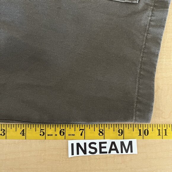 Narragansett Traders Men's Cargo Shorts Size 30 Flat Front Brown Cotton - Picture 8 of 10